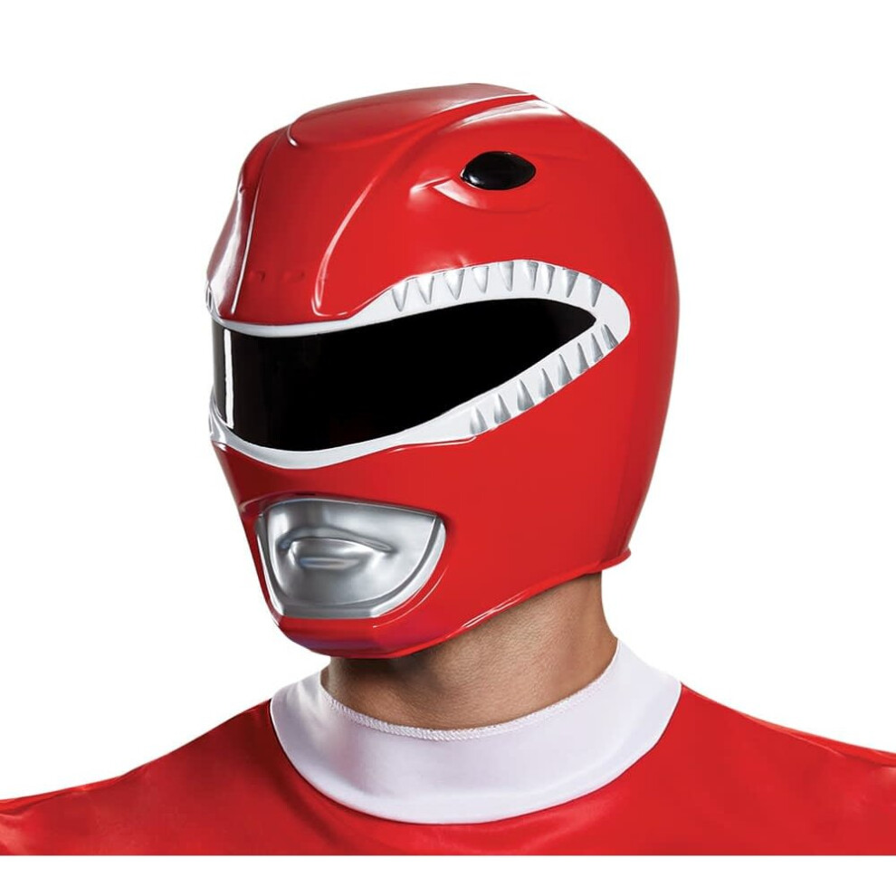 Power Rangers Red Ranger Adult Helmet Multicoloured