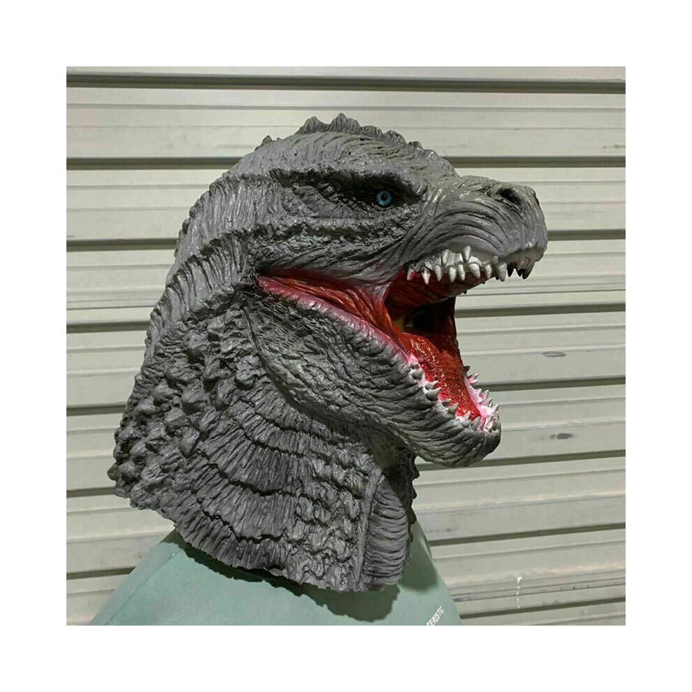 King of monsters Godzilla Dinosaur Latex mask Halloween  Masquerade
