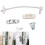 8Pcs Window Door Restrictor Safety Locking UPVC Child Security Cable 4