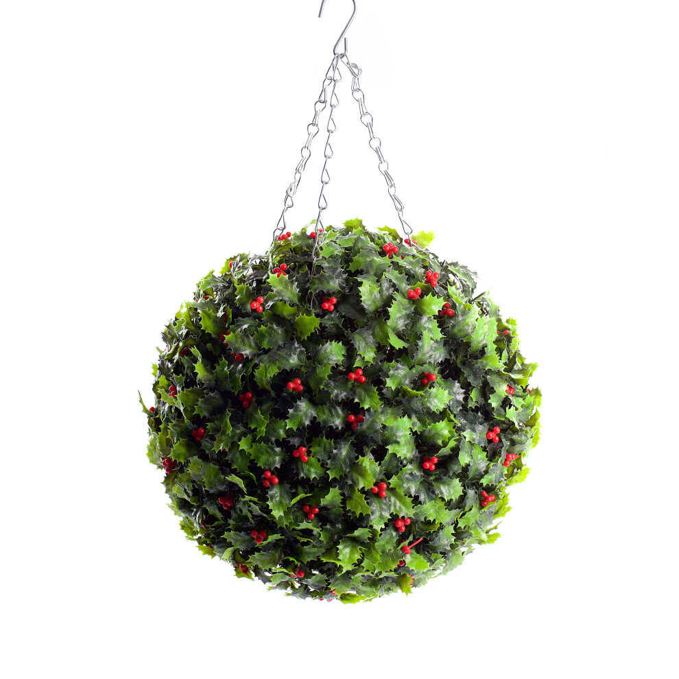 (38cm) Best Artificial Christmas Holly Ball