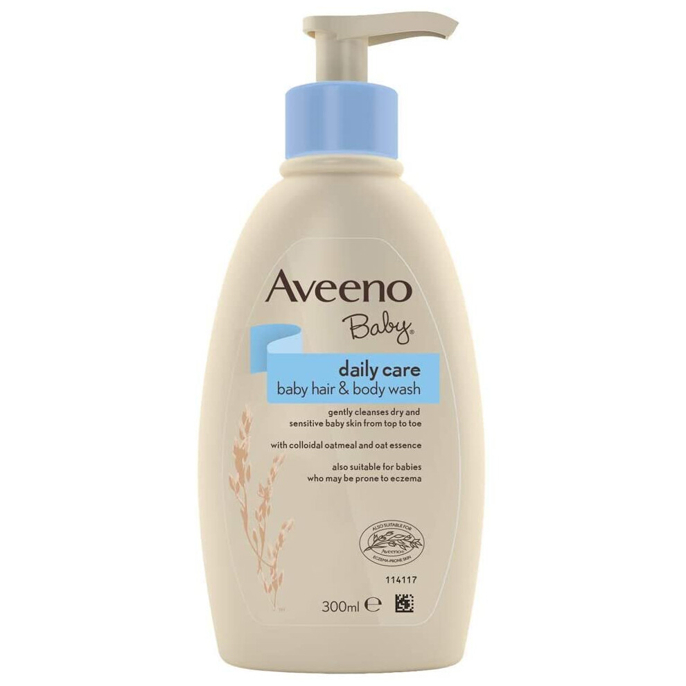 Aveeno Baby Daily Care Hair & Body Wash, 300ml