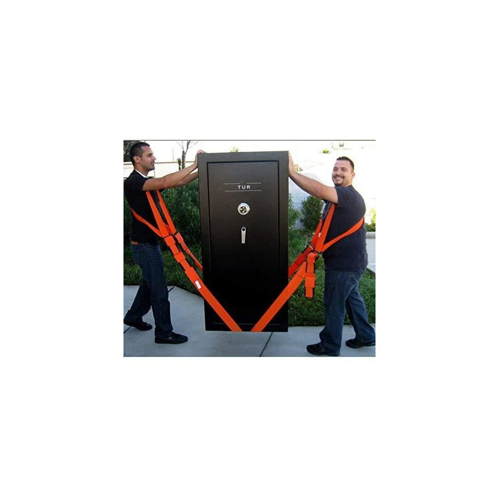 Lifting and Moving Straps,Heavy Objects Without Back Pain,Straps and Harnesses for 2 Movers(2-Person Shoulder Lifting and Moving System)