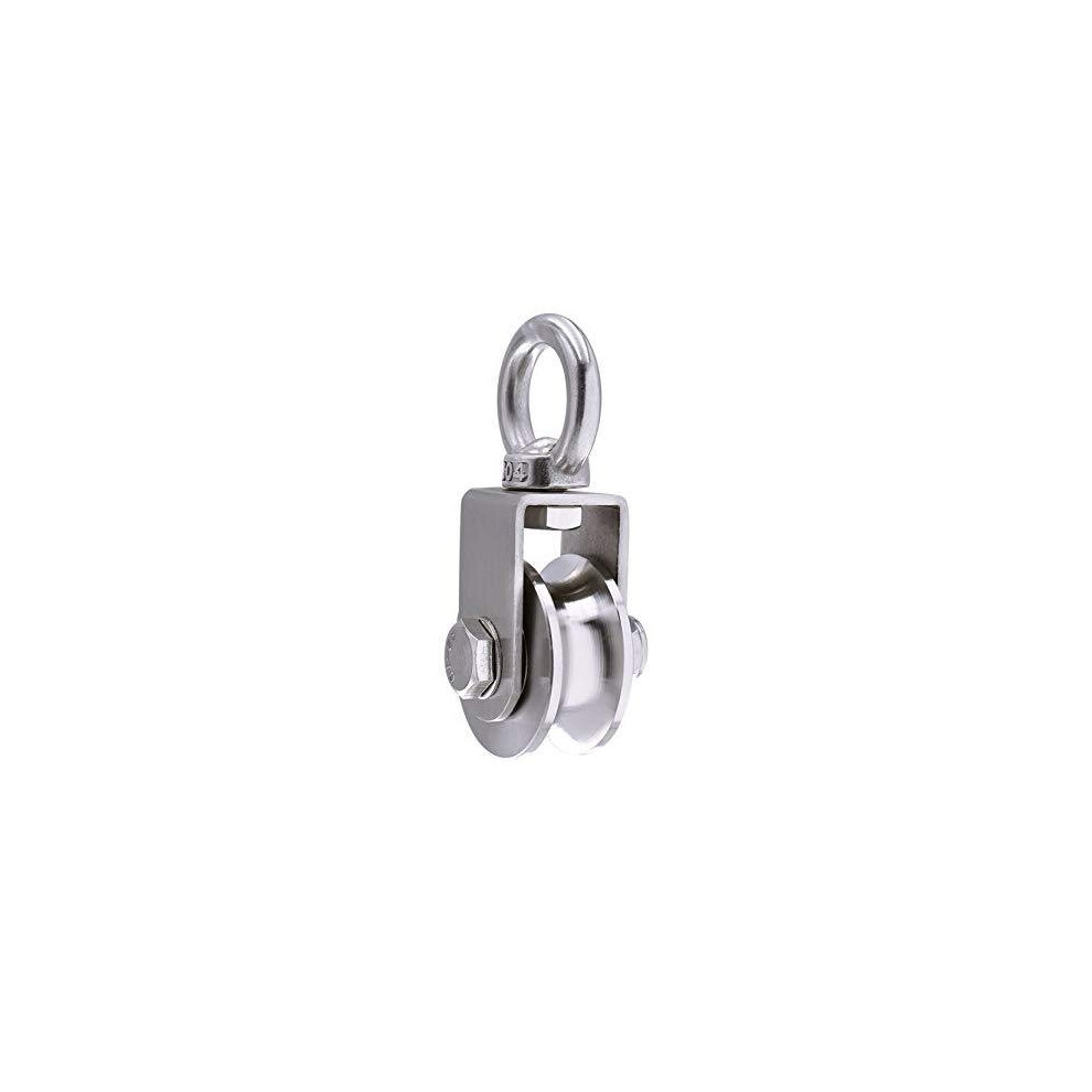 Pulley Wheel With 2 Bearing, Cable Pully Block Heavy Duty For Washing Line/Rope Loading 500Kg 782938123760