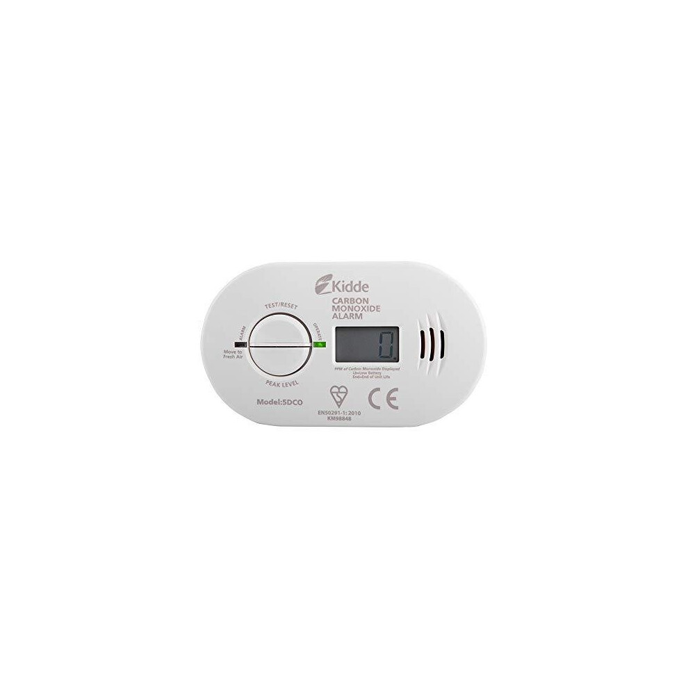 Kidde 5DCO 10 Year Life Digital Display Carbon Monoxide Alarm (1)