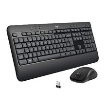 Logitech MK540 Wireless Keyboard and Mouse Combo for Windows, 2.4 GHz Wireless with Unifying USB-Receiver, Wireless Mouse, Multimedia Hot Keys, 3-Ye