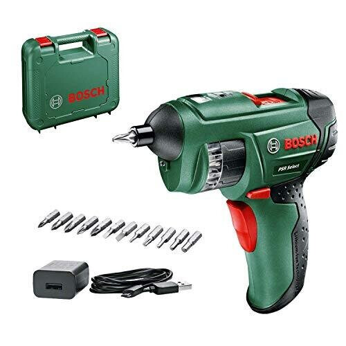 Bosch Bosch PSR Select Cordless Screwdriver with Integrated 3.6 V Lithium-Ion Battery