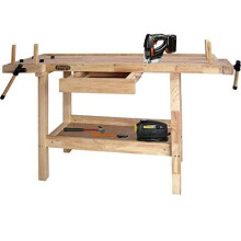 Lumberjack WB1490 Woodworking Bench 1490mm Long Work Top Area