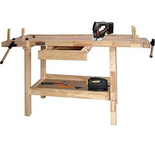 Lumberjack WB1490 Woodworking Bench 1490mm Long Work Top Area
