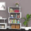 Homcom HOMCOM Wooden S-Shaped Storage Display Unit - White 4