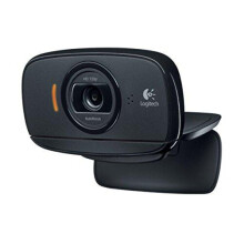 Logitech B525 Portable Business Webcam, HD 720p/30fps, Widescreen HD Video Calling, Foldable, HD Light Correction, Autofocus, 360° Swivel, For Skype