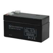 HQ 12V 1.3Ah Universal Sealed Rechargeable Lead Acid Battery