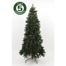 (8ft (240cm)) Best Artificial Slim Premium Hinged Christmas Tree