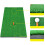 Golf Mat Golf Training Aids Grass Practicing Backyard Hitting Mat 6