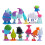 12pcs Trolls Magisches Haar Mohnzweig Elf Figur Spielzeug 4