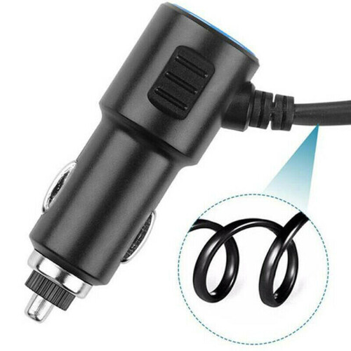 12V 3 WAY MULTI SOCKET CAR CIGARETTE LIGHTER SPLITTER 3 USB PLUG CHARGER PHONE 2