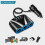 12V 3 WAY MULTI SOCKET CAR CIGARETTE LIGHTER SPLITTER 3 USB PLUG CHARGER PHONE 2