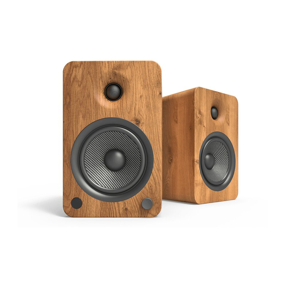 (Walnut) Kanto YU6 Powered Bookshelf Speakers