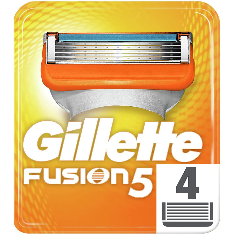 (4 Count) Gillette Fusion5 Razor Blades