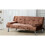 Comfy Living (Brown) Naples Crushed Velvet Sofa Bed 1