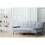 Comfy Living (Steel) Naples Crushed Velvet Sofa Bed 1