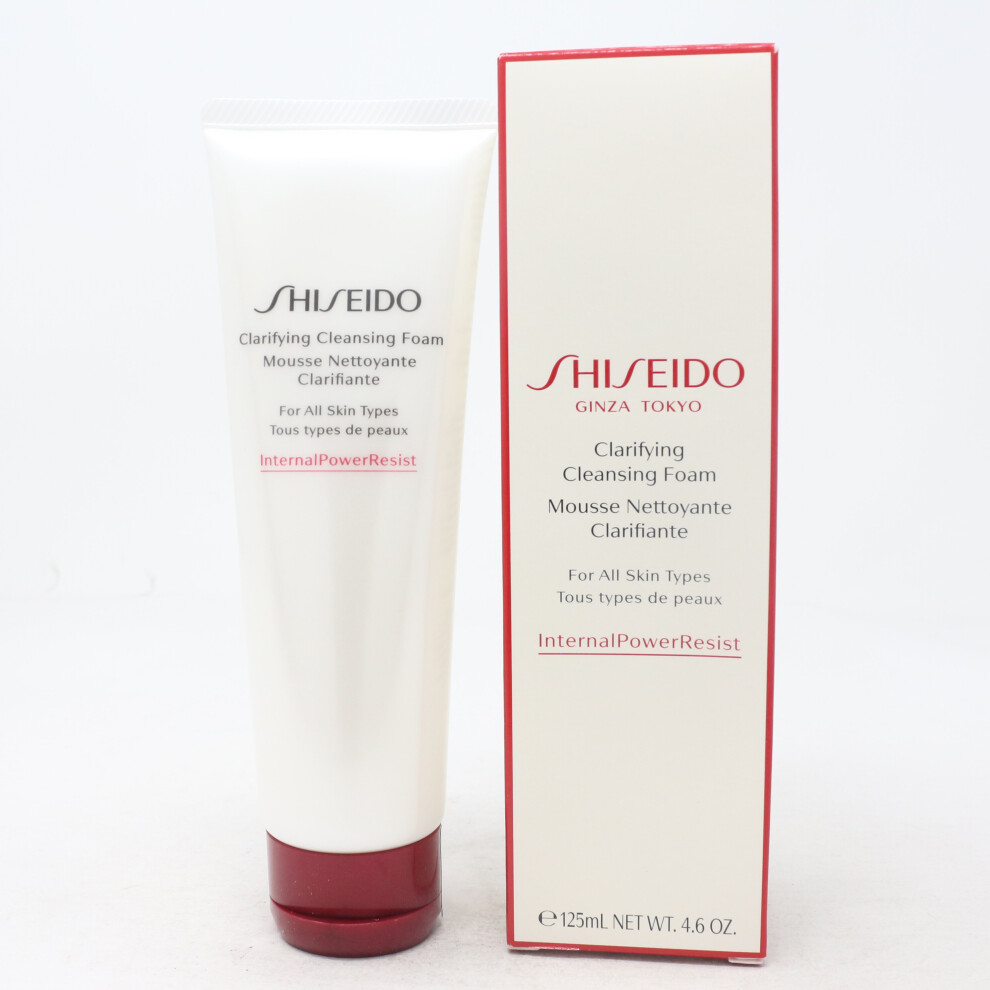 Photos - Facial / Body Cleansing Product Shiseido Clarifying Cleansing Foam 4.6oz/125ml New With Box 