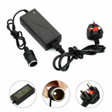 AC/DC Car Cigarette Lighter Socket 60W Power Adapter Converter Cable