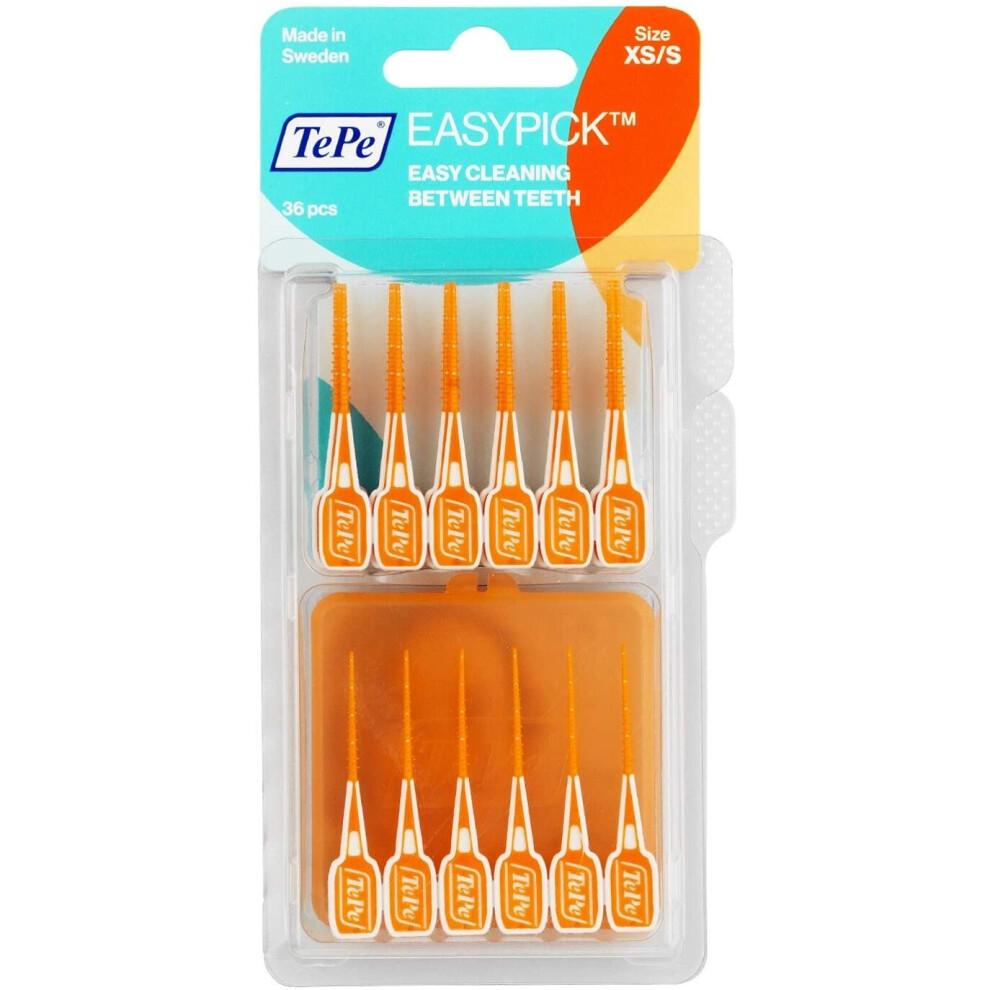 (XS/S) TePe EasyPick Dental Picks for daily oral hygiene