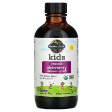 Garden of Life, Kids Organic Elderberry Immune Syrup, 116ml