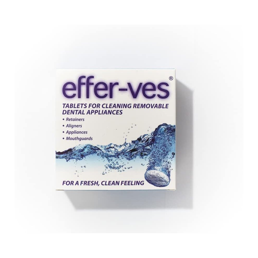 Effer-Ves Orthodontic Retainer Cleaning Tablets, Pack Of 32