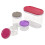 URBN-CHEF 4 Pcs Plastic Food Storage Boxes Crates Containers Jars with Lids Set 2