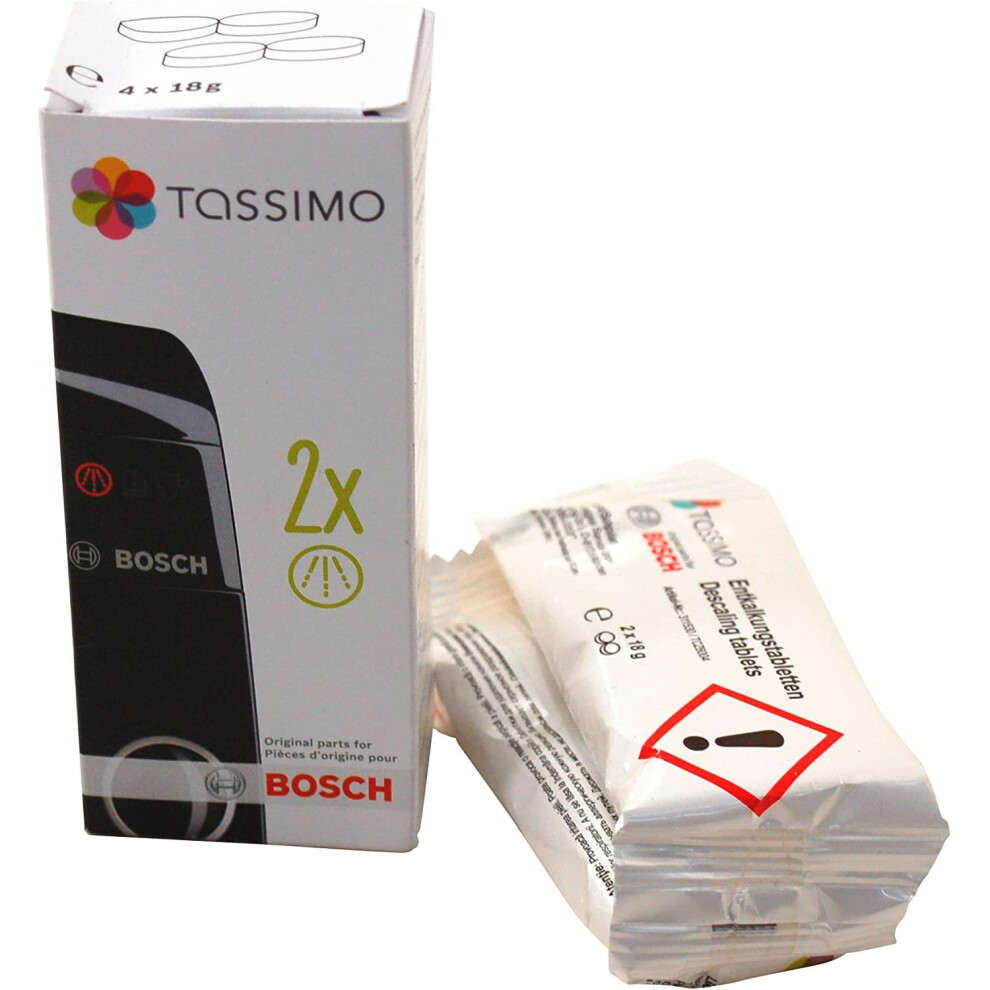 Tassimo Descaling Tablets with 4 Tablets for 2 Descaling Processes