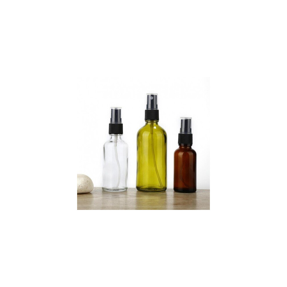 Watanablemarket Brown 30Ml/50Ml/100Ml Refillable Portable Esstenial Oil Liquid Sprayer Empty Atomizer Makeup Spray Bottle Perfume Glass Dispenser