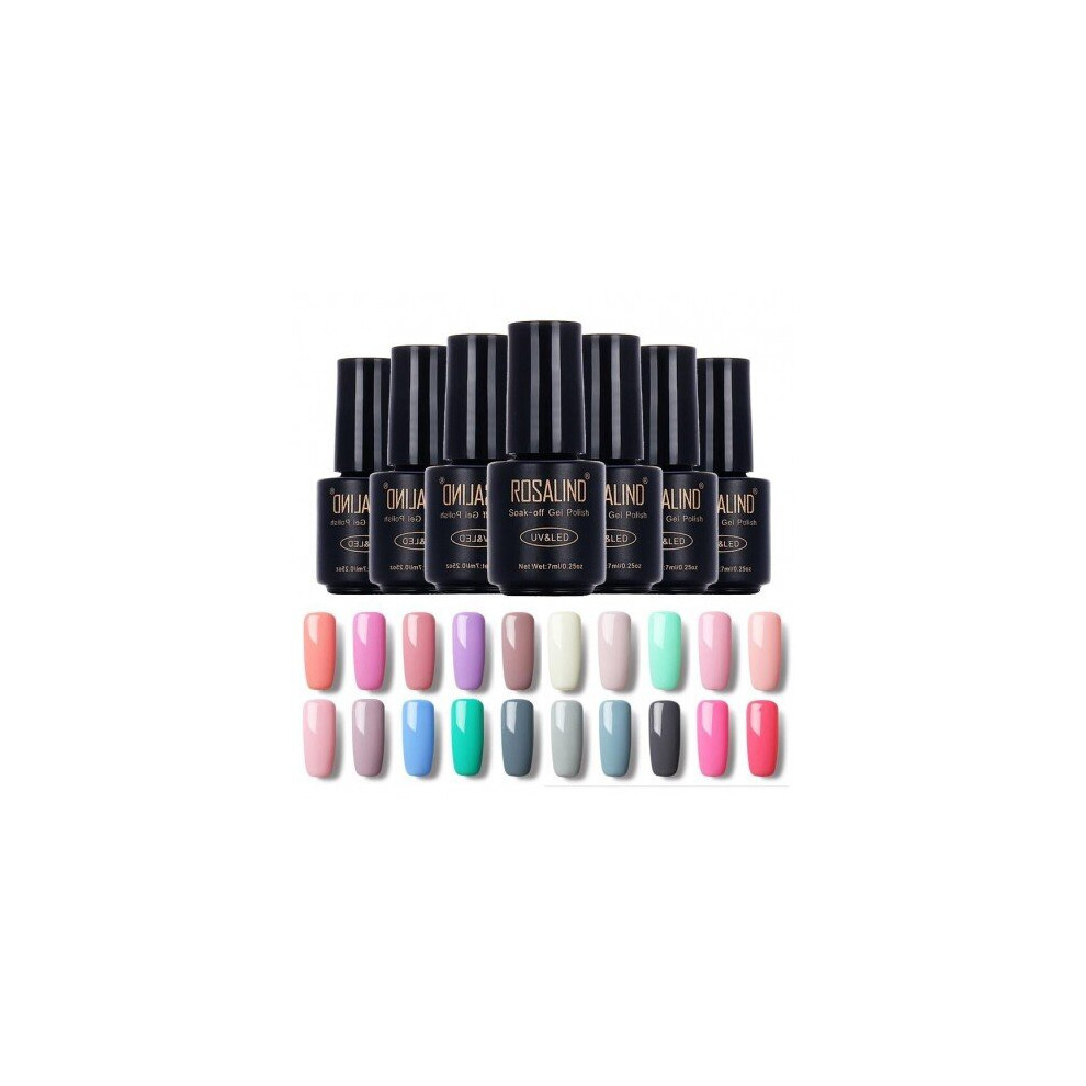 Watanablemarket Nail Art Design Manicure Rosalind Color 7Ml Soak Off Gel Polish Led Uv Gel Nail Lacquer