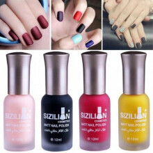 1PCS 12 ML Matte Gel Nail Polish Nail Art Nail Gel Polish UV LED Effect Gel Polish Semi Permanent Varnish Dropship 1.22
