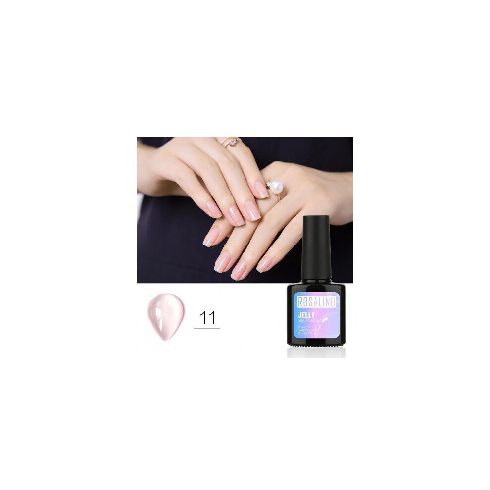 Watanablemarket New 2018 Fashion 3D Nail Art Pen Vernis A Ongle 10Ml Long Lasting Nudes Color Shining Semi Transparent Jelly Nail Polish Gel