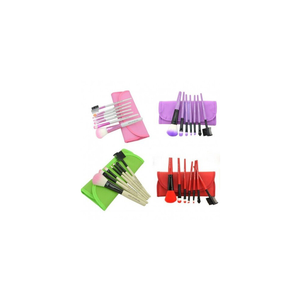 Watanablemarket New 7Pcs Pro Professional Makeup 7Pcs Brush Eye&Face Set Brushes Cosmetic Brush Tool Lm7993