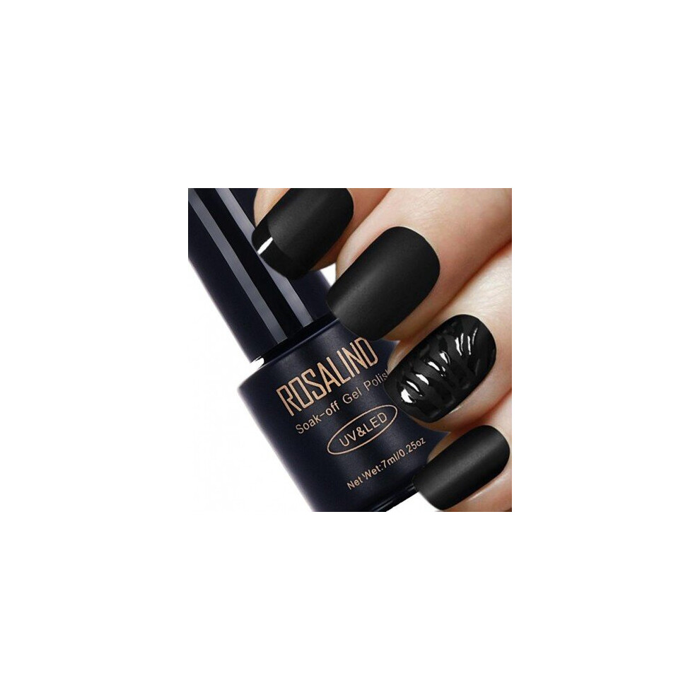 Watanablemarket Rosalind 1Pcs Matt Top Coat Nail Art Uv Gel Polish 7Ml Matte Top Coat Led Uv Soak Off Uv Gel Polish