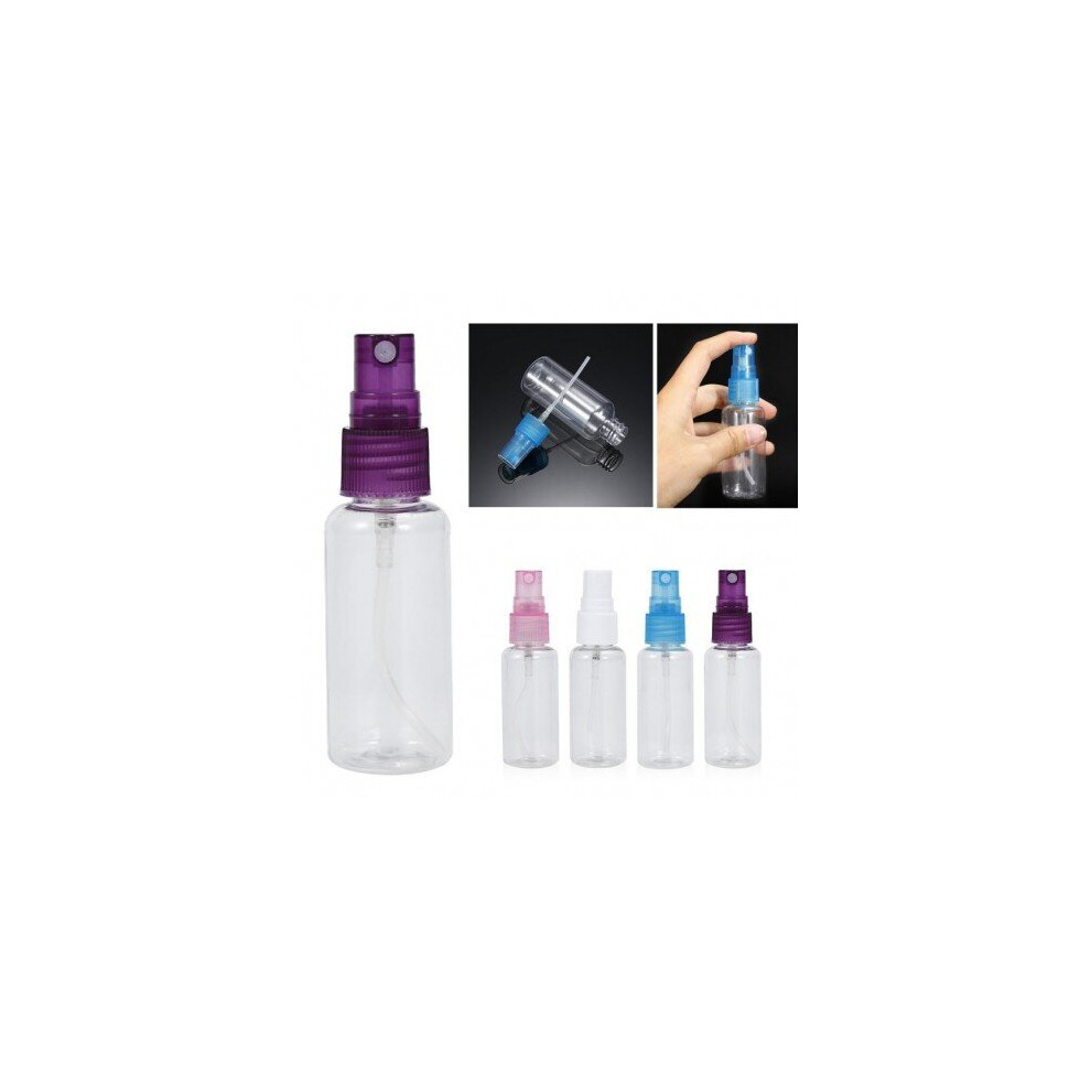 Watanablemarket 5Pcs 30Ml Empty Cosmetic Jar Pot Makeup Face Lotion Atomizer Sample Bottles Clear Essential Oil Perfume Cosmetic Sprayer