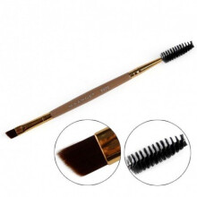 1pcs Eyelash Eyebrow Brush Makeup Brush Bamboo Handle Double Head Brush Pro Eye Lash Eye Brow Brush Cosmetic Makeup Beauty Tools