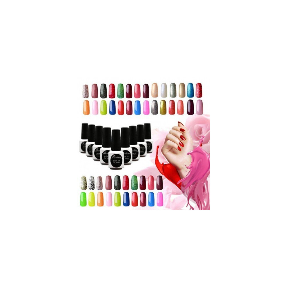 Brand 7.3ml Nail Polish Soak Off UV Gel Lacquer Manicure Nail Art Gel