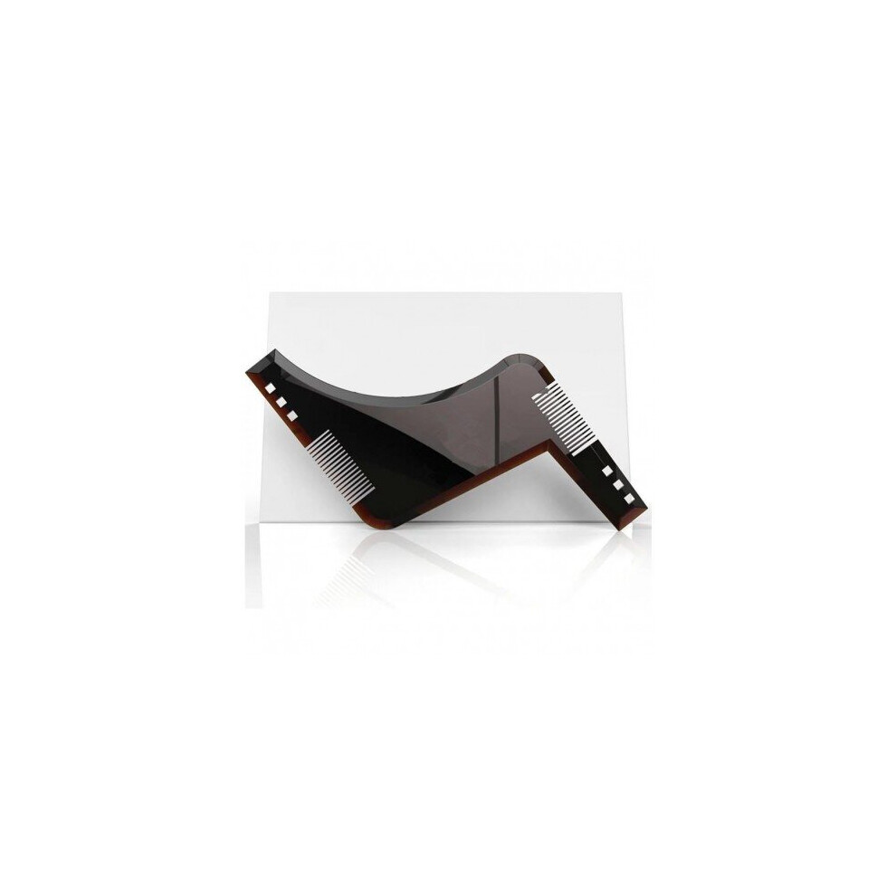 Watanablemarket Unisex Not,Specified Hot 1Pcs High Quality Beard Shaping Styling Template Plus Beard Comb All-In-One Tool Abs Comb For Hair Beard Trim Template