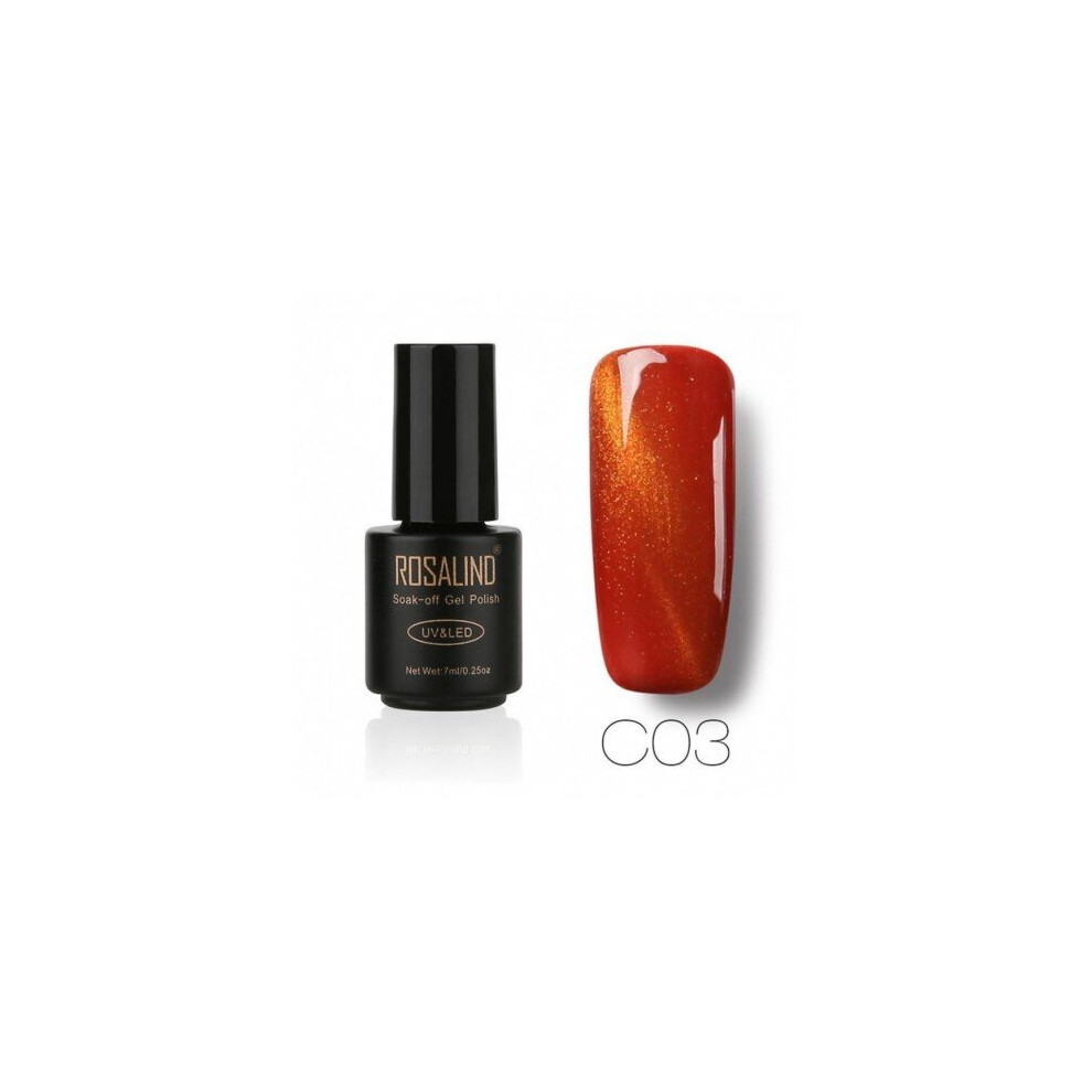 Watanablemarket Rosalind Brand 1Pc 7Ml 10 Colors Gel Nail Polish Nail Art Nail Gel Polish Uv Led Gel Polish Semi Permanent Varnish Ju31.