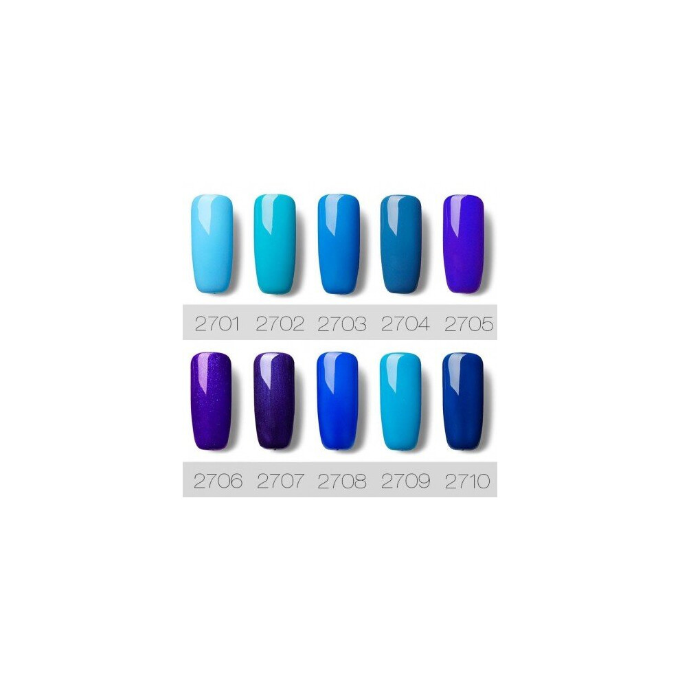 Watanablemarket Blue Rosalind 7Ml Series Led Uv Nail Polish Cosmetics Fast Dry Uv Lacquer Gel Nail Polish Nail Art Decoration Gel