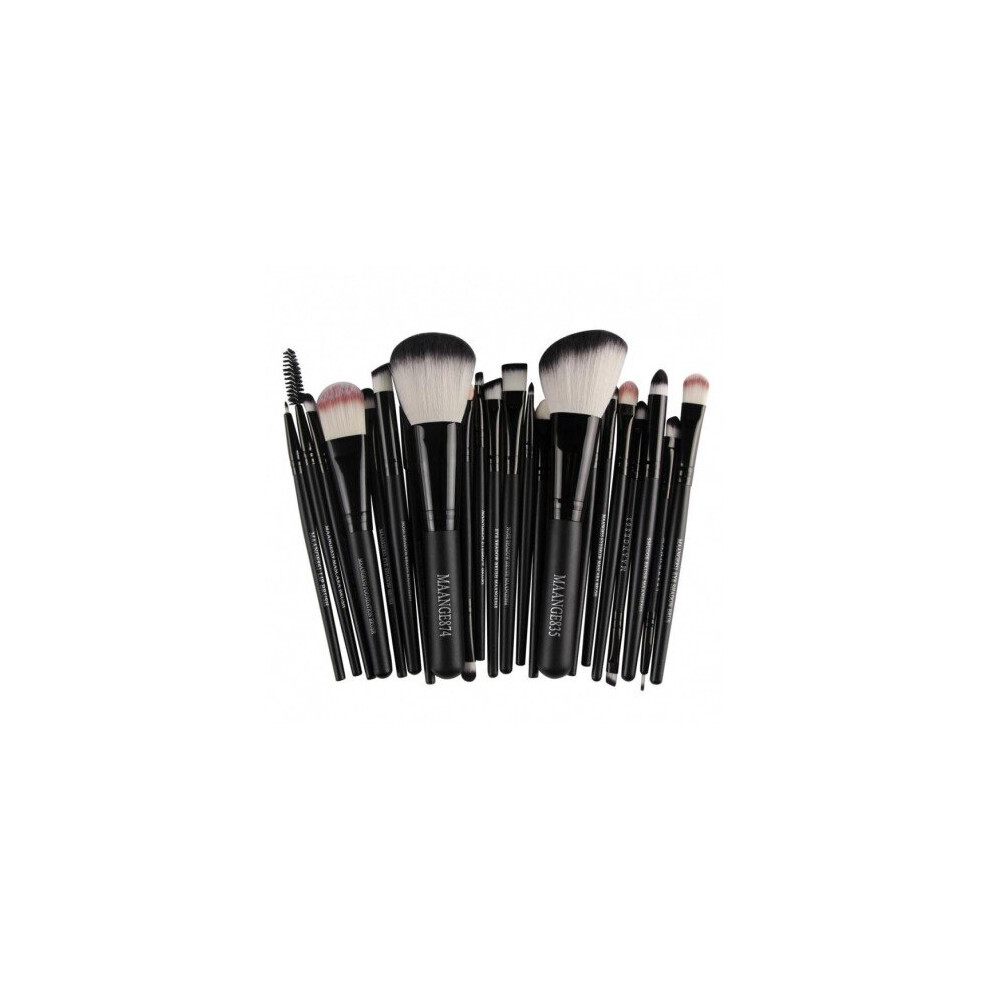 Watanablemarket 22 Pcs Makeup Brushes Blending Pencil Foundation Eye Shadow Makeup Brushes Eyeshadow Eyeline Brush Pinceis De Maquiagem