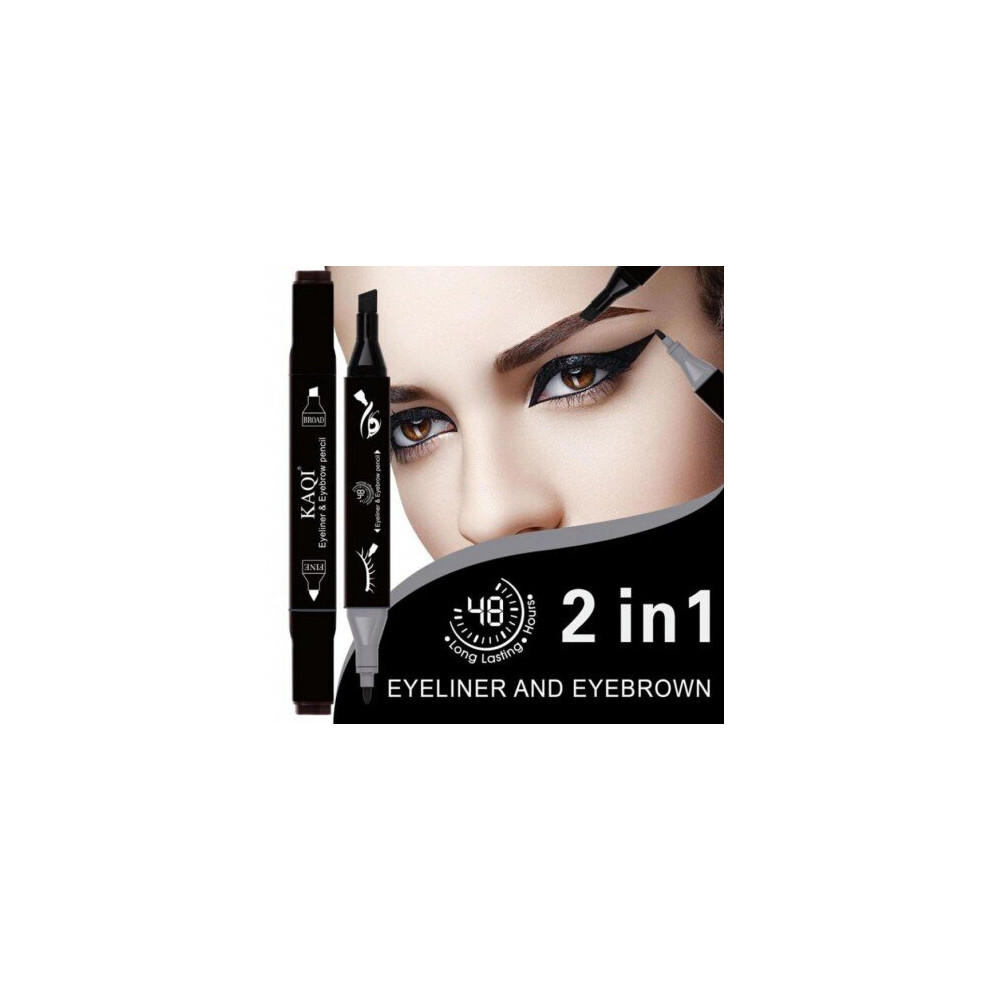 Watanablemarket New Waterproof Eyeliner Easy To Makeup Vamp Stamp Cat Eye Wing Eyeliner Stamp Tool 1 Second Makeup Kit