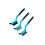 BlueSpot BlueSpot 3 PCE Mini Wire Brush Set 2