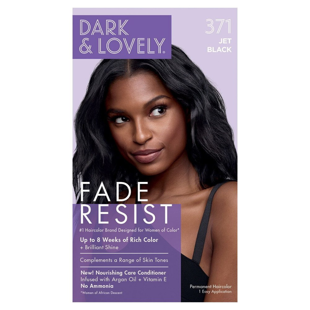 Dark & Lovely Fade Resist Permanent Hair Colour Jet Black