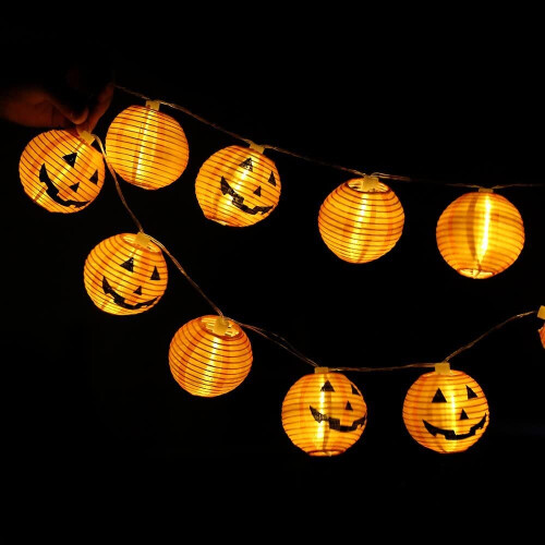 Halloween String Lights | 10 Led Pumpkin Lanterns 1