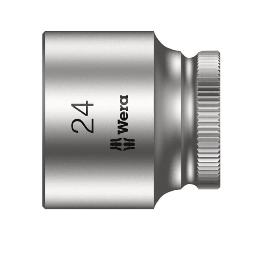 Wera 003568 Zyklop Socket 3/8in Drive 24mm