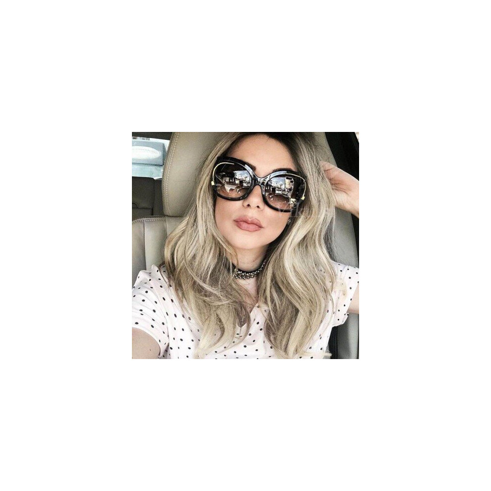 Luxury Brand Designer Sunglasses Women Oversized Big Half Frame UV400 Vintage Sun Glasses Retro Eyewear For Driving Female-image-OPC-P66HKRX-NEW